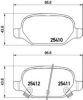 FIAT 77367514 Brake Pad Set, disc brake